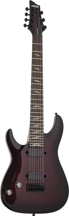 Schecter Omen Elite-6 Left-Handed Black Cherry Burst