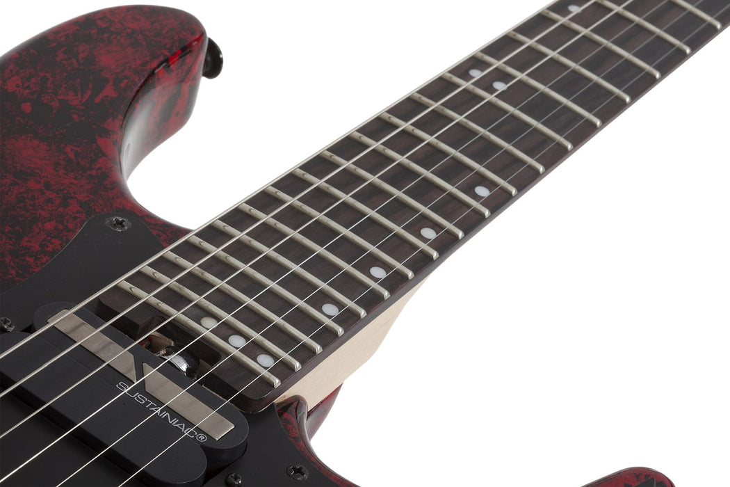 Schecter Sun Valley SS Fr Sustainiac Red Reign