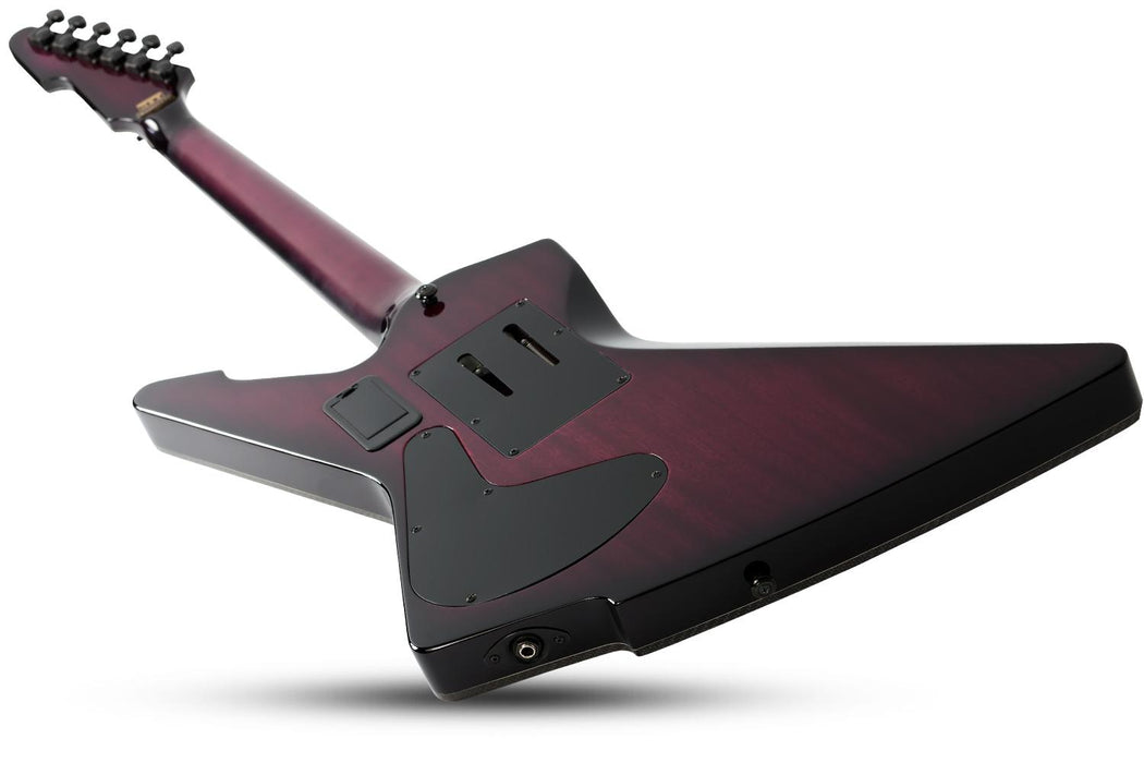 Schecter E-1 Fr-Sustainiac Left-Handed Trans Purple Burst