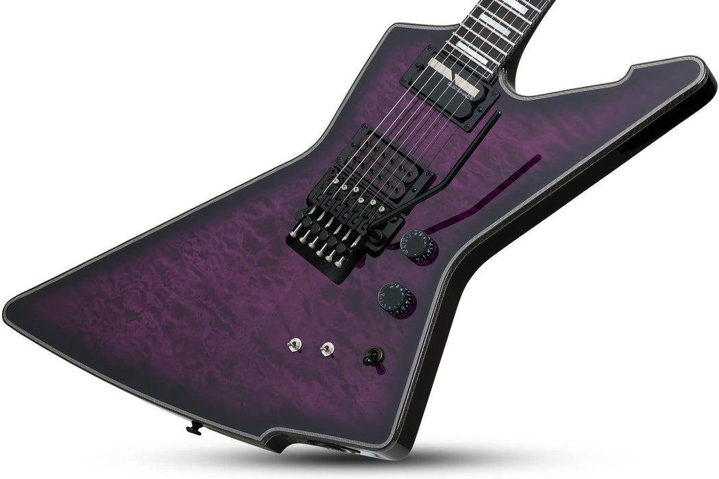Schecter E-1 Fr-Sustainiac Left-Handed Trans Purple Burst