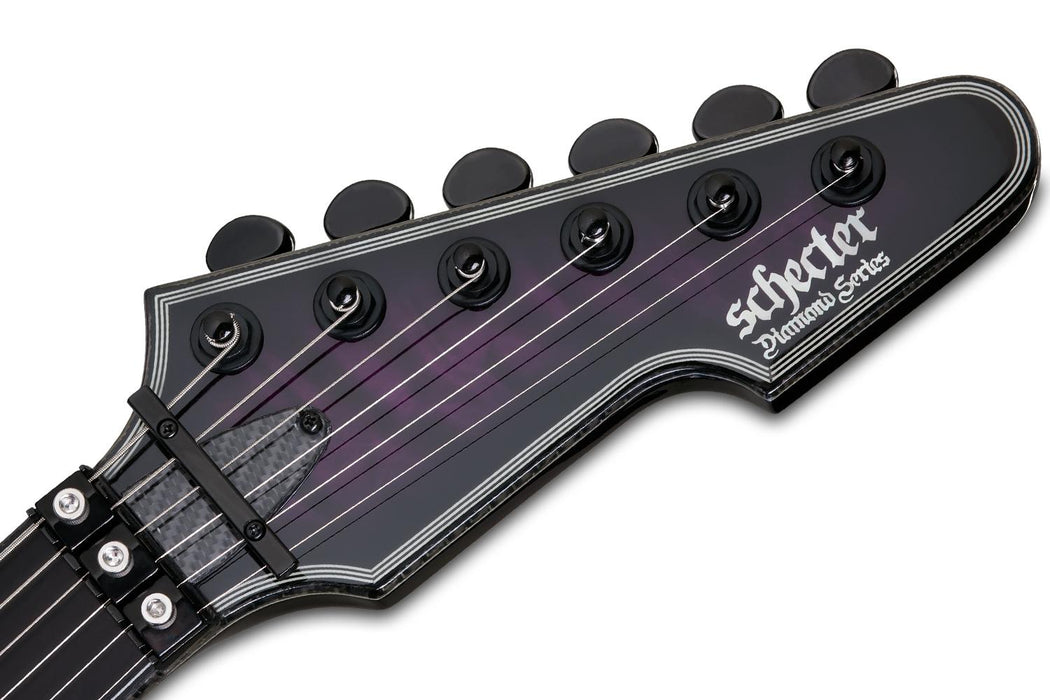 Schecter E-1 Fr-Sustainiac Left-Handed Trans Purple Burst