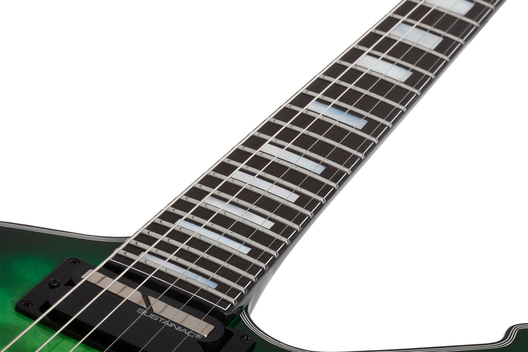 Schecter E-1 Fr-Sustainiac Green Burst