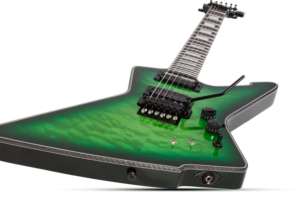 Schecter E-1 Fr-Sustainiac Green Burst