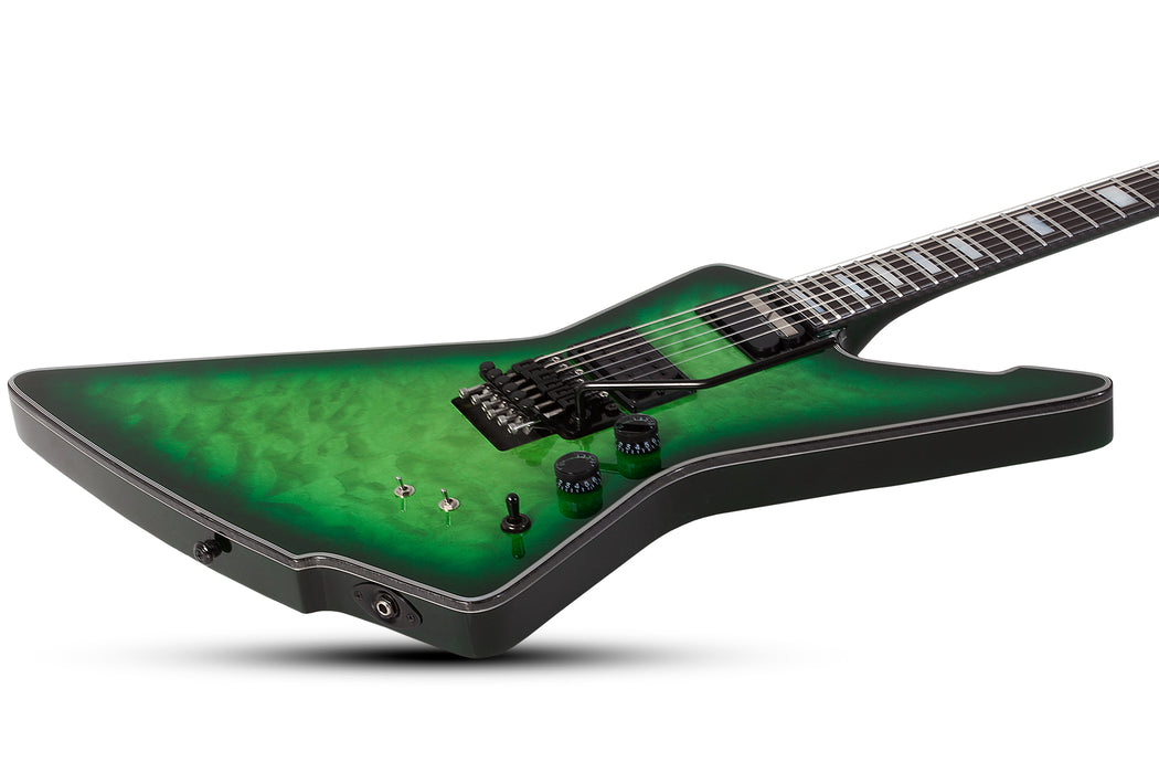 Schecter E-1 Fr-Sustainiac Green Burst