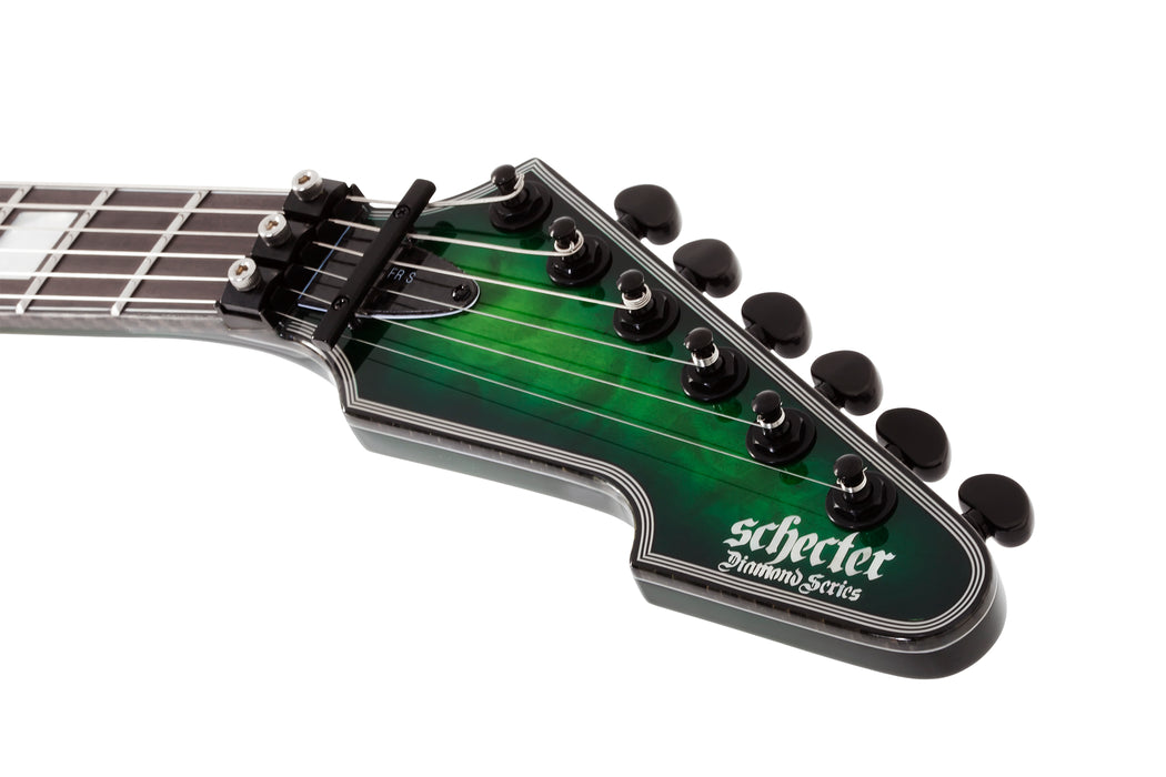Schecter E-1 Fr-Sustainiac Green Burst