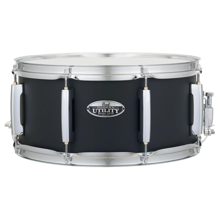 Pearl 14 X 6.5 Modern Utility Snare Drum #227, Satin Blackl
