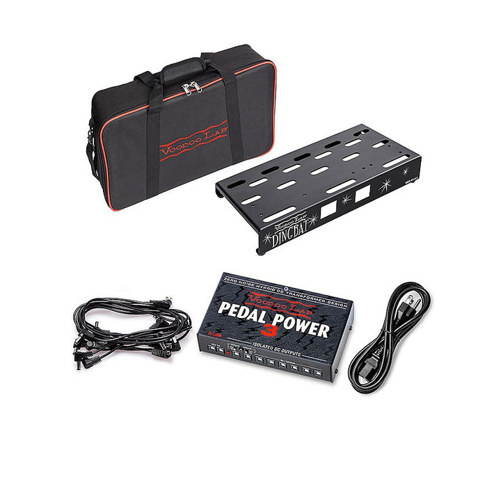 Voodoo Lab Dingbat Small EX Pedalboard Power Pkg w/ Pedal Power 3