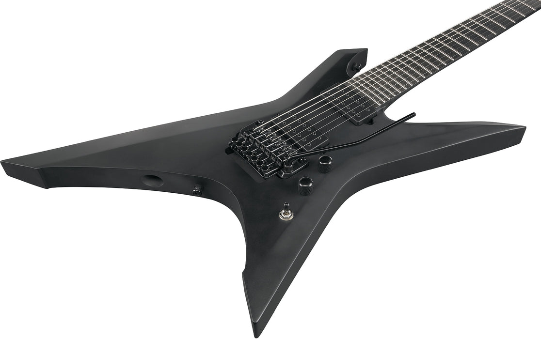 Ibanez XPTB720BKF - Xiphos Iron Label 7-String Electric Guitar w/Bag - Black Flat