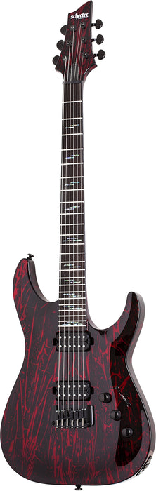 Schecter C-1 Silver Mountain Blood Moon