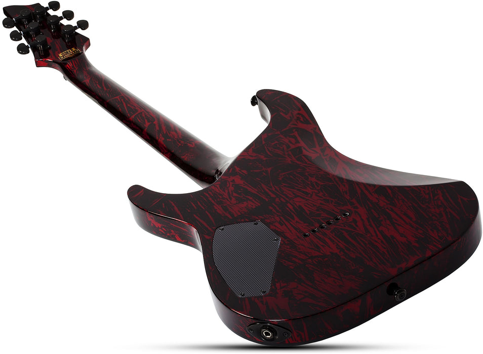 Schecter C-1 Silver Mountain Blood Moon