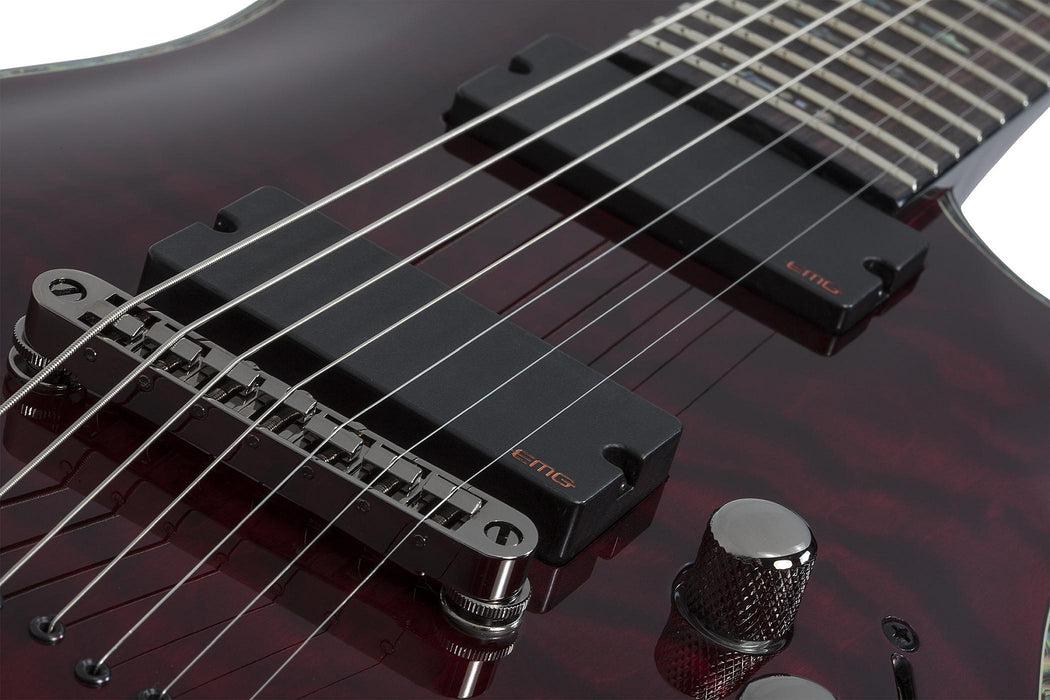 Schecter Hellraiser C-7 Black Cherry