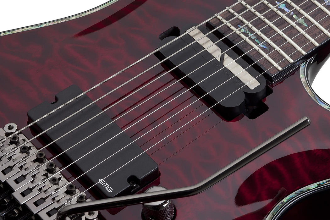 Schecter Hellraiser C-7 Fr Sustainiac Black Cherry