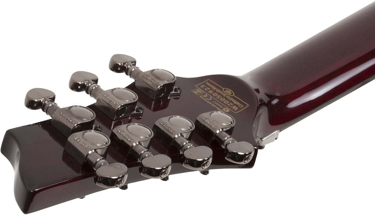 Schecter Hellraiser C-7 Fr Sustainiac Black Cherry