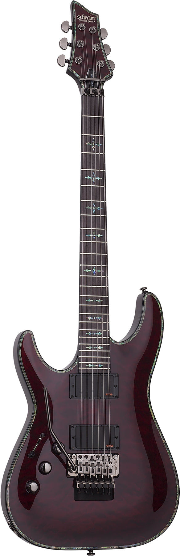 Schecter Hellraiser C-1 Fr Left-Handed Black Cherry for Sale in
