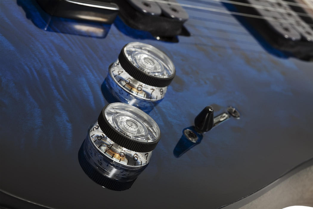 Schecter Omen Elite-6  See Thru Blue Burst