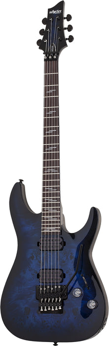 Schecter Omen Elite-6 Fr See Thru Blue Burst