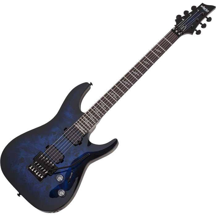 Schecter Omen Elite-6 Fr See Thru Blue Burst