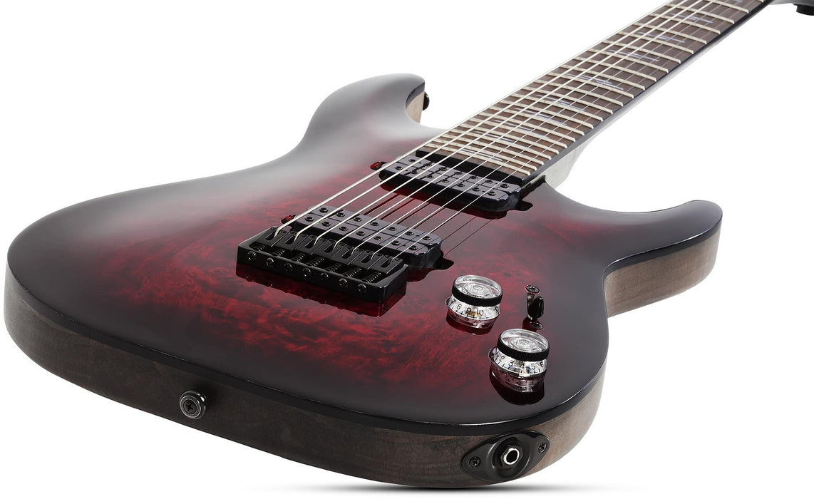 Schecter Omen Elite-7 Black Cherry Burst