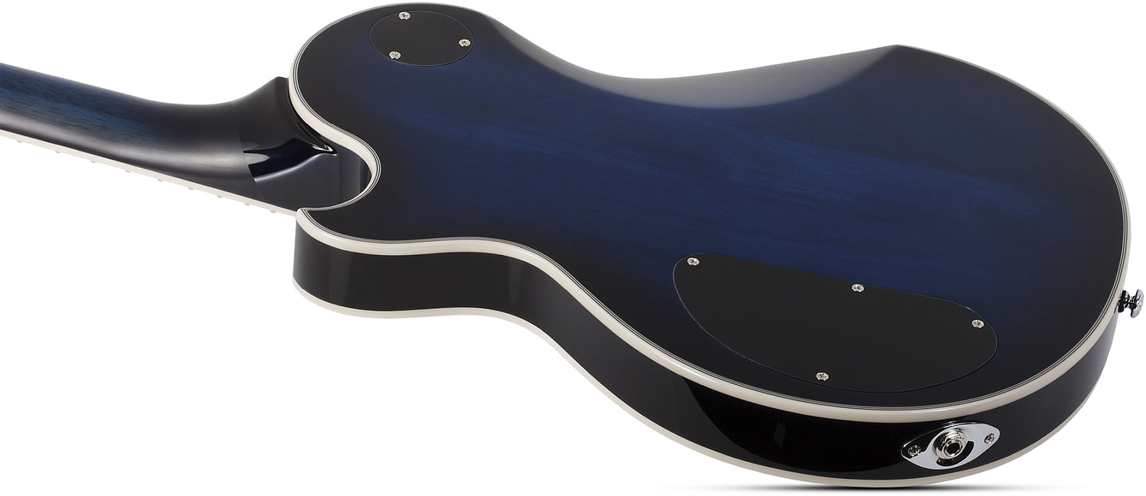 Schecter Solo-II Supreme See Thru Blue Burst