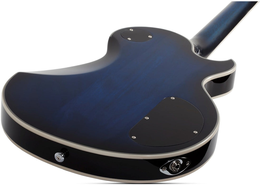 Schecter Solo-II Supreme Left-Handed See Thru Blue Burst