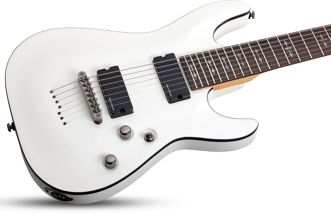 Schecter Demon-7 Vintage White