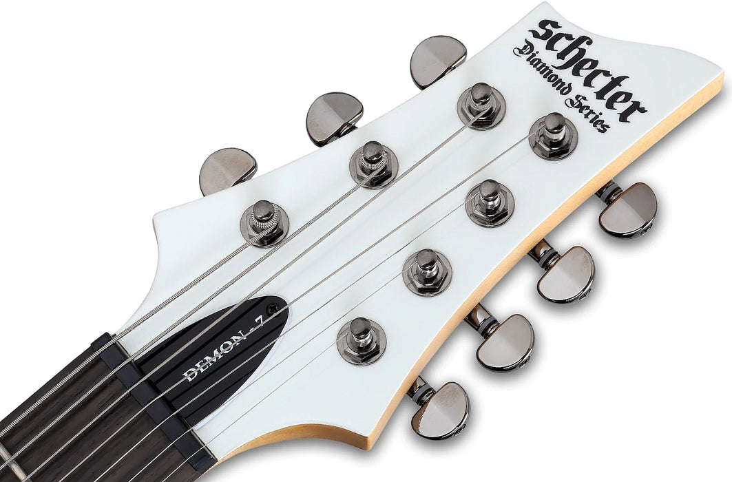 Schecter Demon-7 Vintage White
