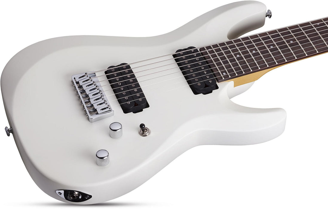 Schecter C-8 Deluxe Satin White