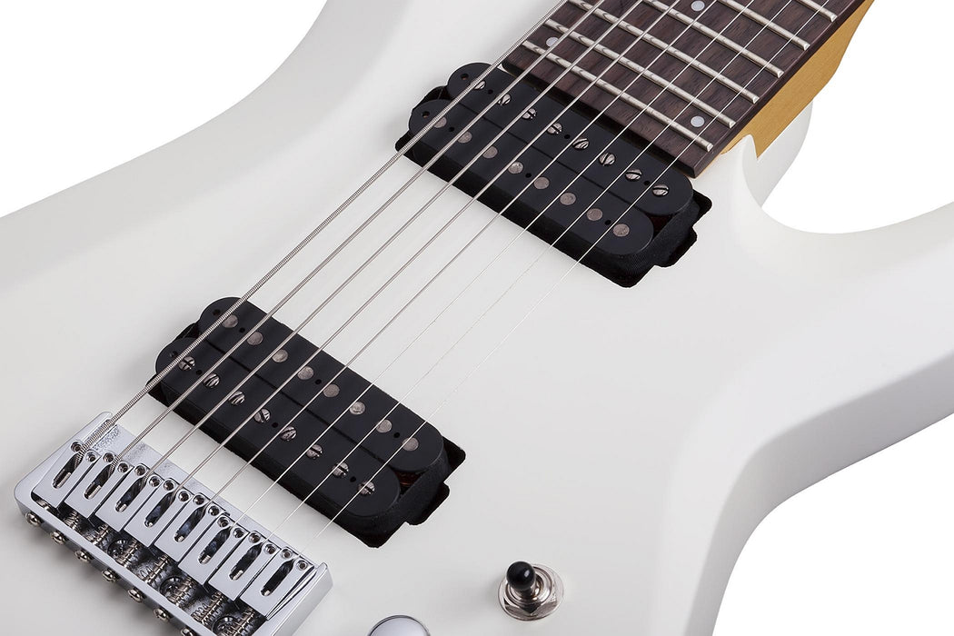 Schecter C-8 Deluxe Satin White