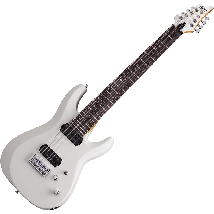 Schecter C-8 Deluxe Satin White