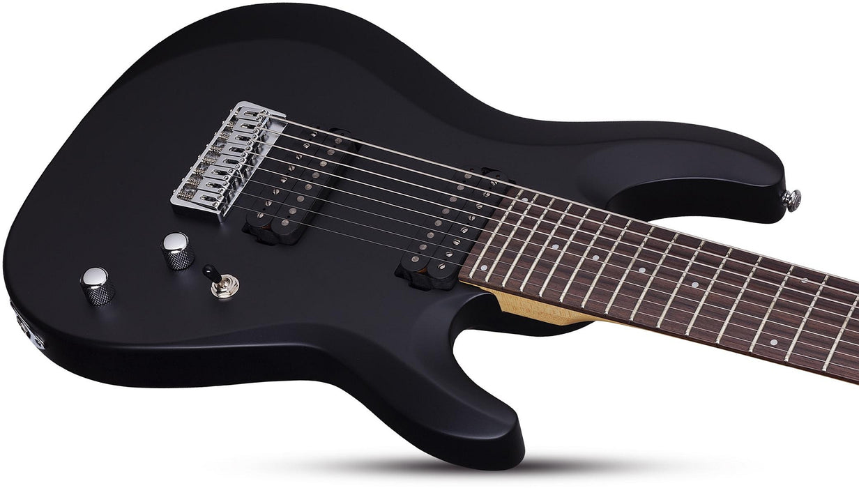 Schecter C-8 Deluxe Left-Handed Satin Black