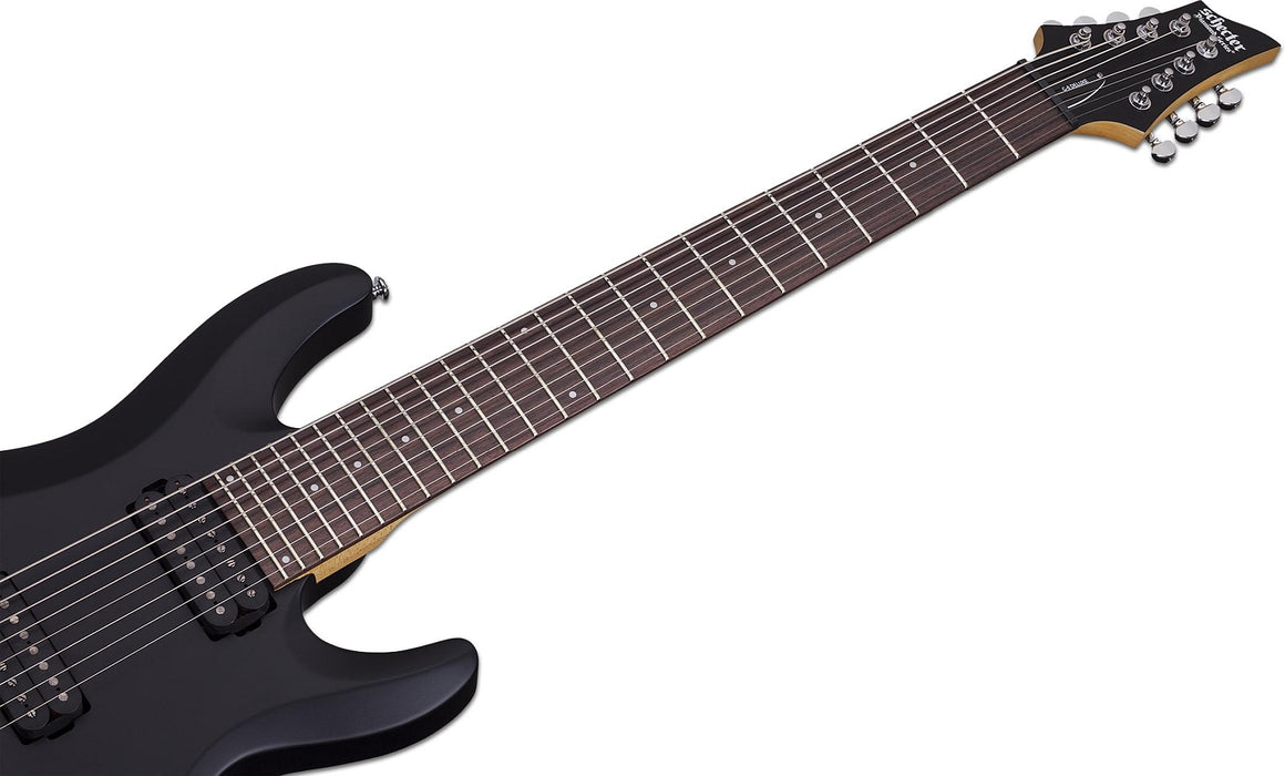 Schecter C-8 Deluxe Left-Handed Satin Black
