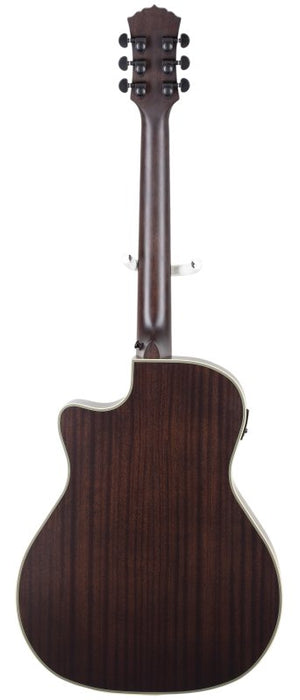 Wylde Audio Grand Auditorium Acoustic-Electric Guitar w/Pale Moon Ebony Top, Norse Dragon Bullseye