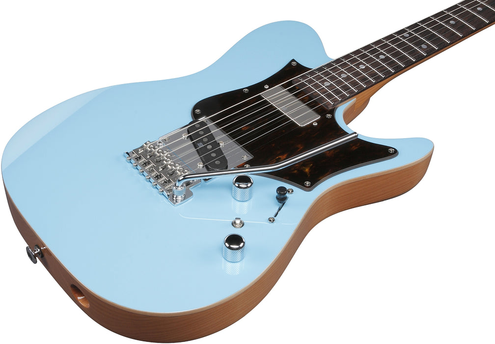 Ibanez TQMS1CTB - Tom Quayle Signature 6-String Electric Guitar w/Case - Celeste Blue