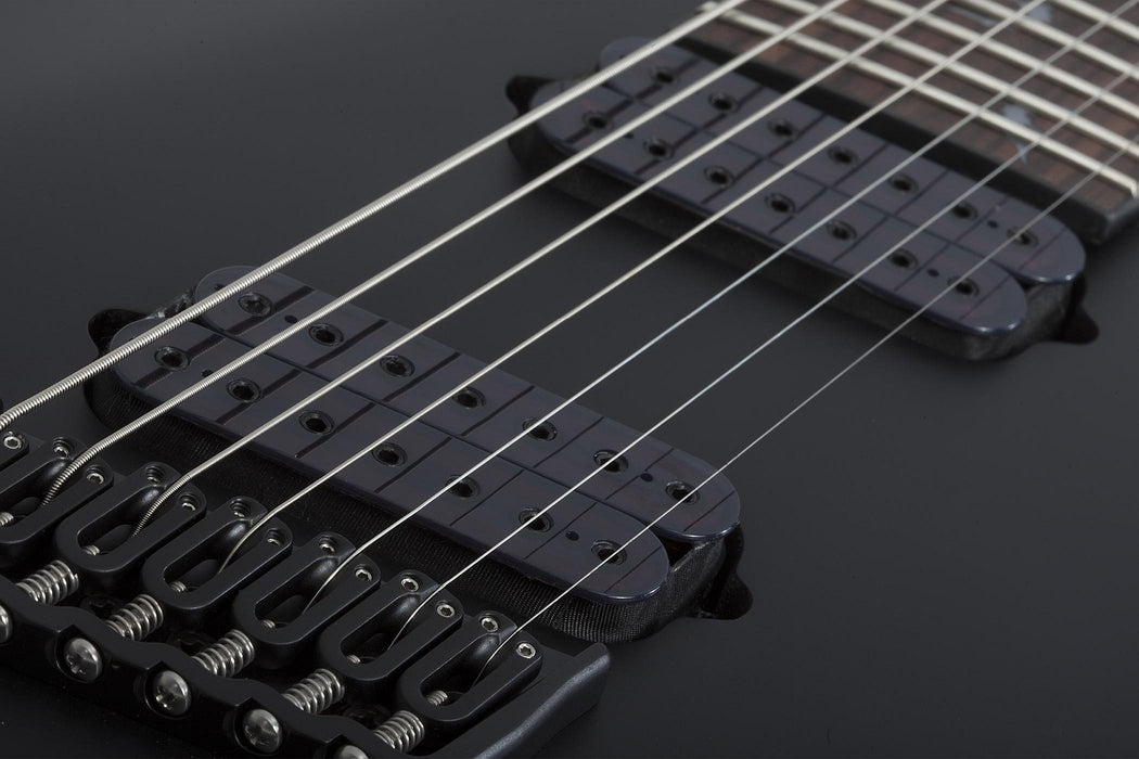 Schecter Damien-7 Multi-Scale Satin Black