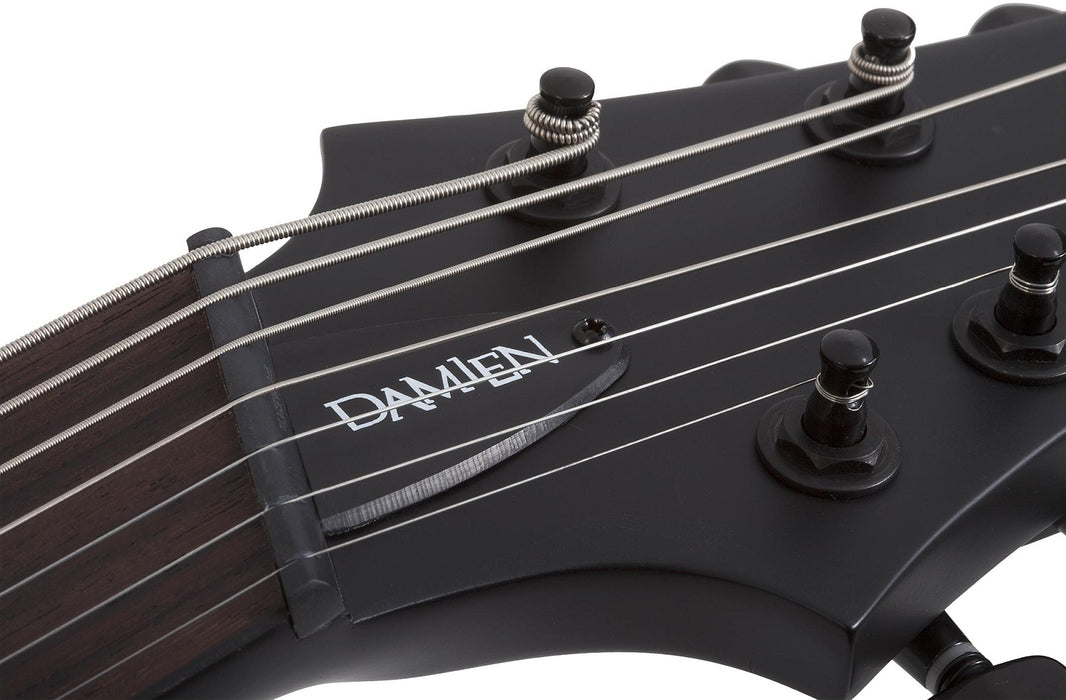 Schecter Damien-7 Multi-Scale Satin Black
