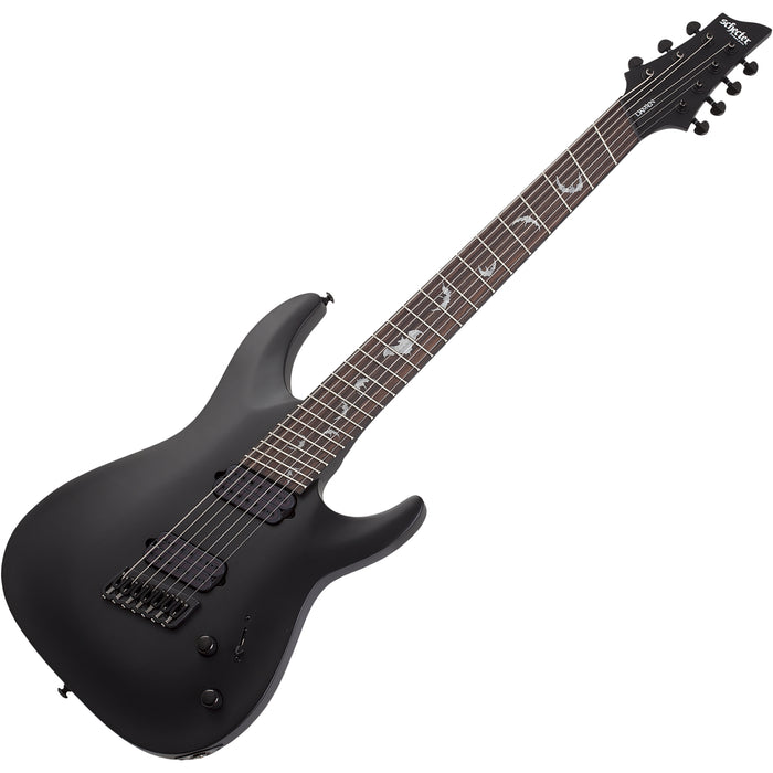 Schecter Damien-7 Multi-Scale Satin Black