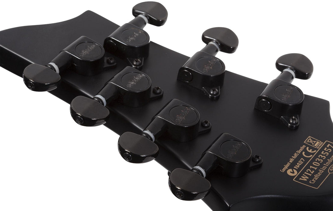 Schecter Damien-7 Multi-Scale Left-Handed Satin Black