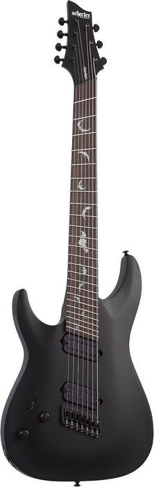 Schecter Damien-7 Multi-Scale Left-Handed Satin Black