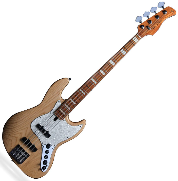 Sire Marcus Miller V8 4-String Electric Bass, Roasted Maple Neck w/Gig Bag - Natural