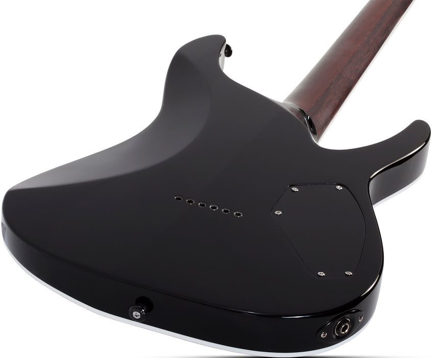 Schecter Reaper-6 Custom Left-Handed Gloss Black