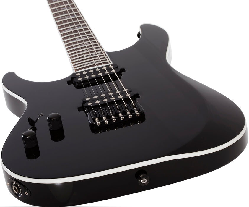 Schecter Reaper-6 Custom Left-Handed Gloss Black