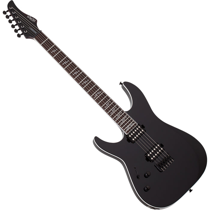 Schecter Reaper-6 Custom Left-Handed Gloss Black