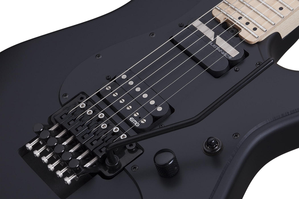 Schecter Sun Valley SS-Fr Sustainiac Satin Black