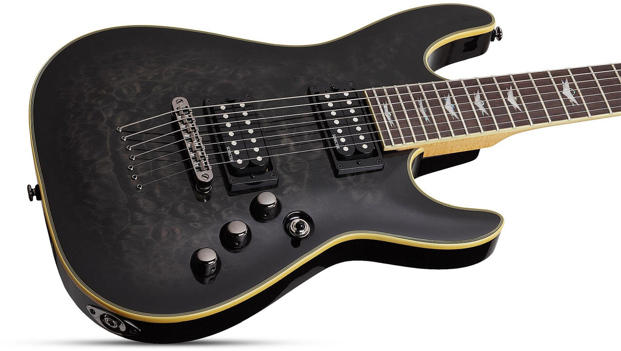Schecter Omen Extreme-7 See Through Black