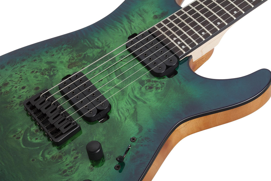 Schecter C-7 Pro Aqua Burst