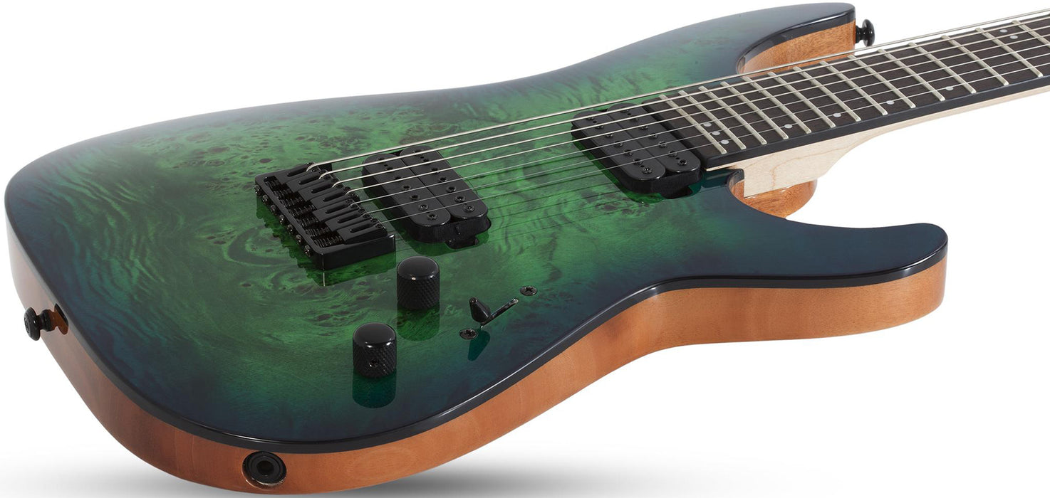 Schecter C-7 Pro Aqua Burst