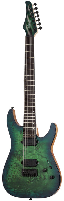 Schecter C-7 Pro Aqua Burst