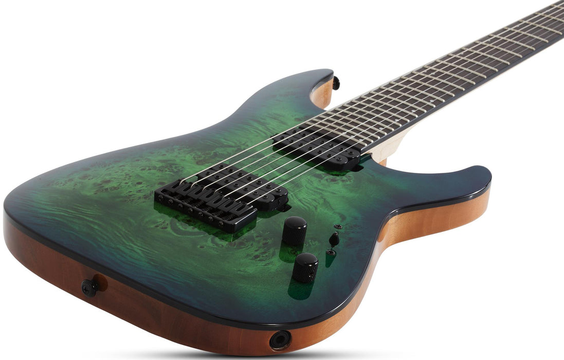 Schecter C-7 Pro Aqua Burst