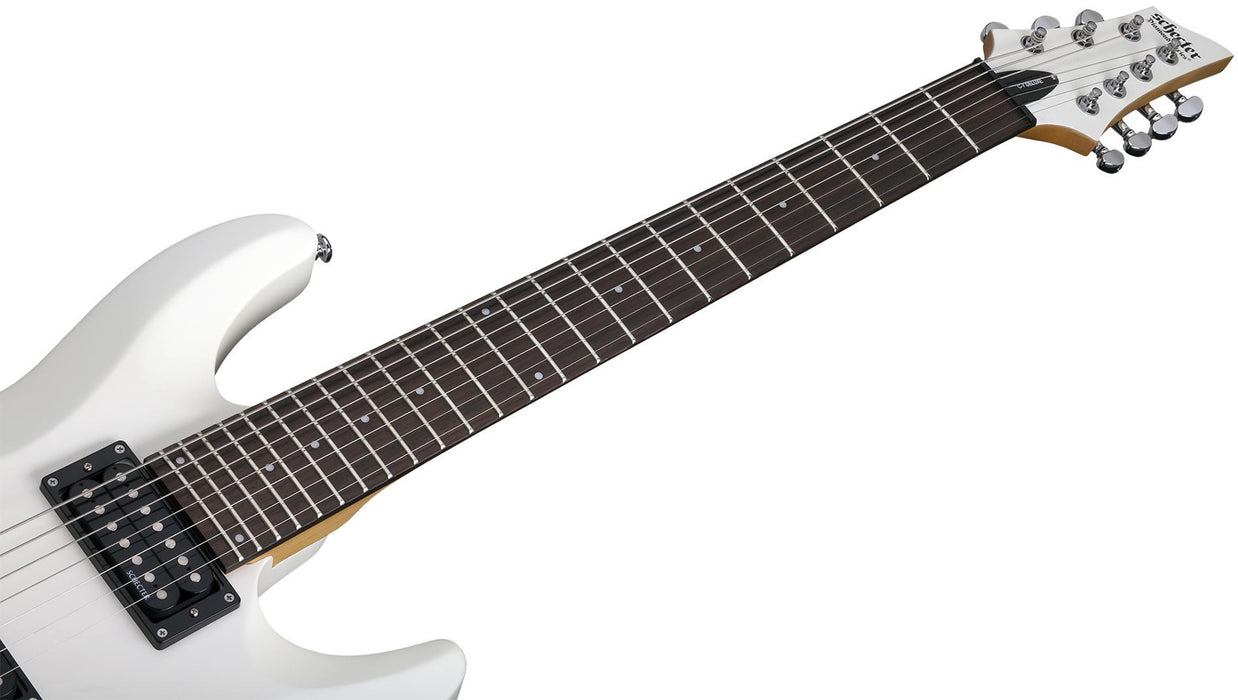 Schecter C-7 Deluxe Satin White