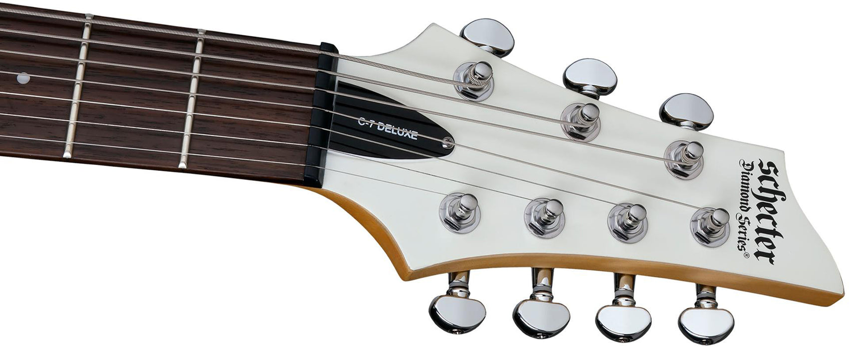 Schecter C-7 Deluxe Satin White